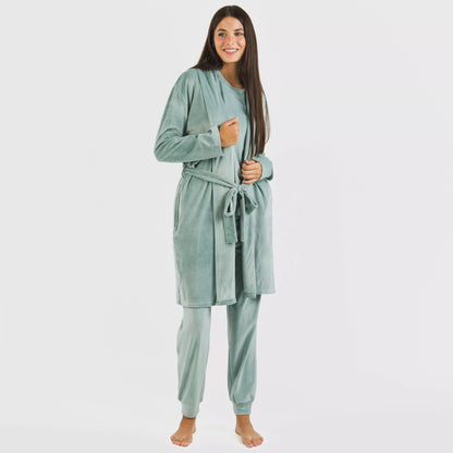 VESTAGLIA IN VELLUTO SEMPLICE