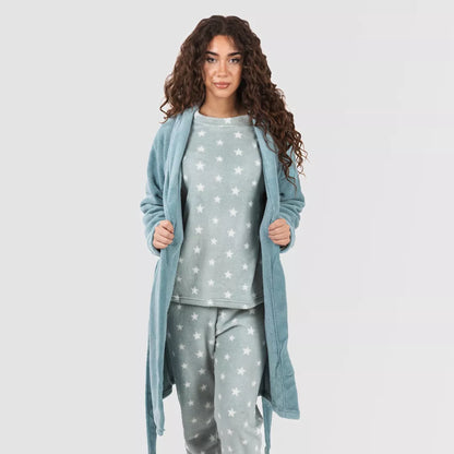 VESTAGLIA CORALLO DA DONNA IN TESSUTO SOLIDO