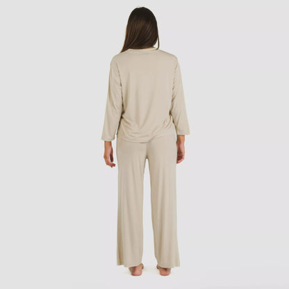 PIGIAMA LUNGO IN VISCOSA DA DONNA SEMPLICE