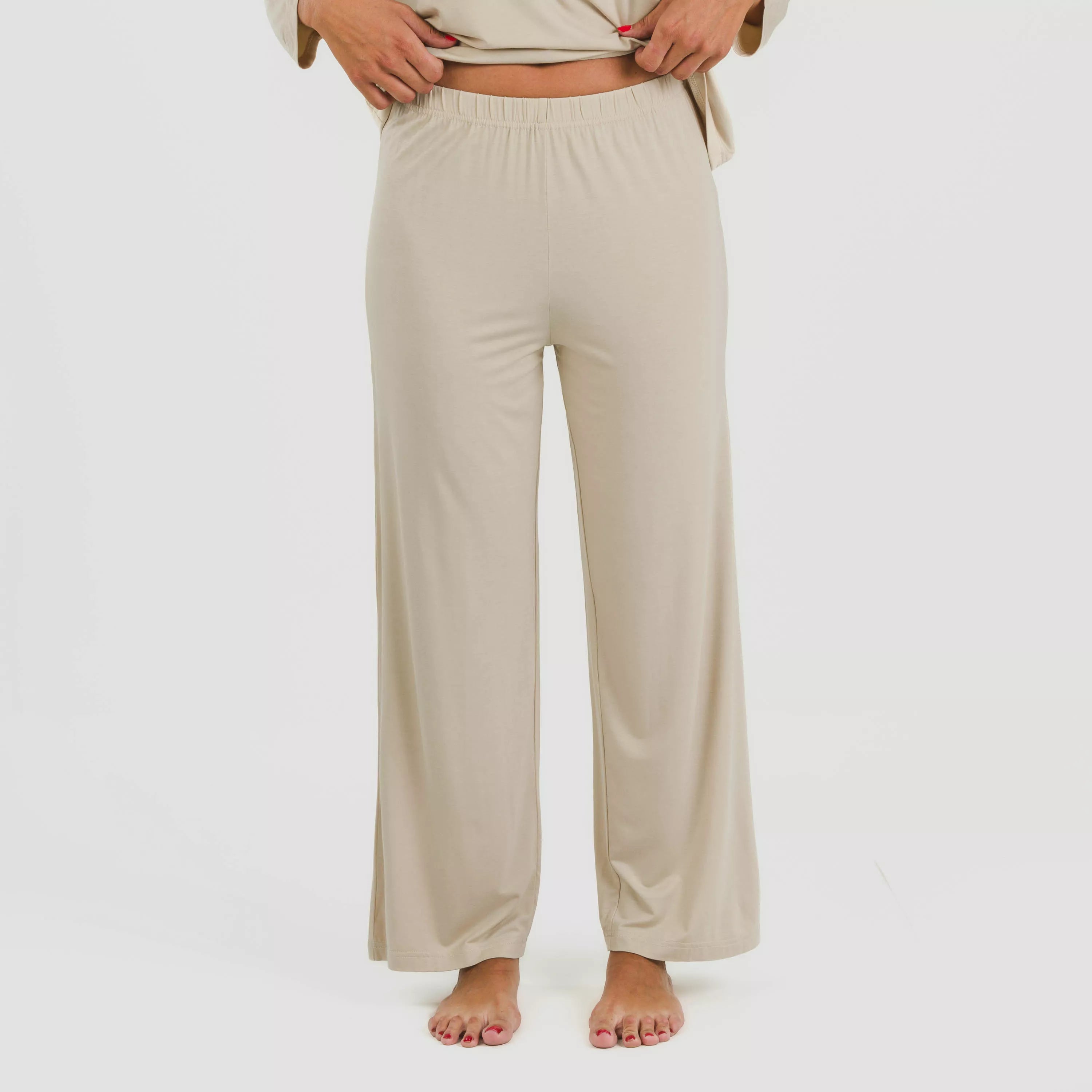 PIGIAMA LUNGO IN VISCOSA DA DONNA SEMPLICE