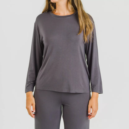 PIGIAMA LUNGO IN VISCOSA DA DONNA SEMPLICE