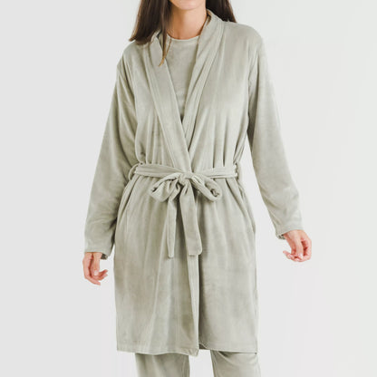 VESTAGLIA IN VELLUTO SEMPLICE