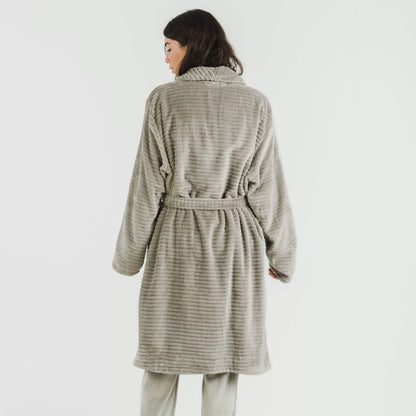 VESTAGLIA DA DONNA IN VELLUTO A RIGHE SEMPLICI