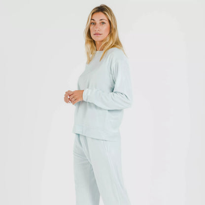 PIGIAMA LUNGO IN VELLUTO SEMPLICE