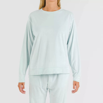 PIGIAMA LUNGO IN VELLUTO SEMPLICE