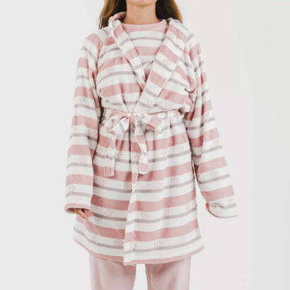 ABITO CORALLO A RIGHE WILMA