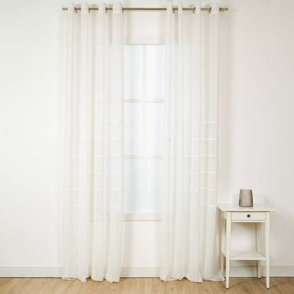 TENDA CON OCCHIELLI A STRISCE ORIZZONTALI CARMONA