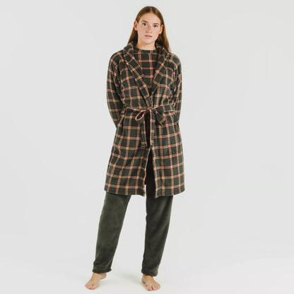 ABITO CORALLO A QUADRI NELBY