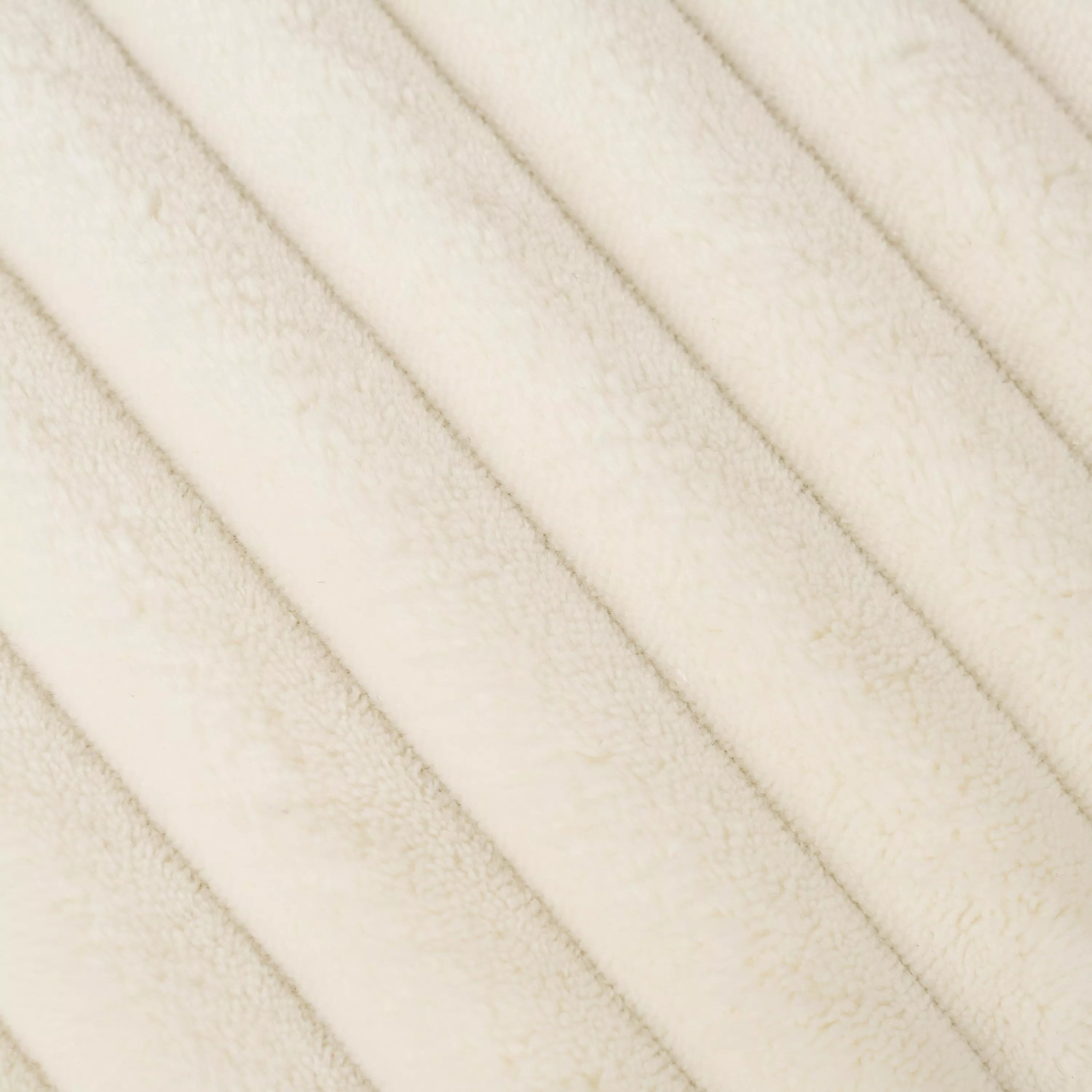 Cuscino in velluto a coste con striscia di capelli