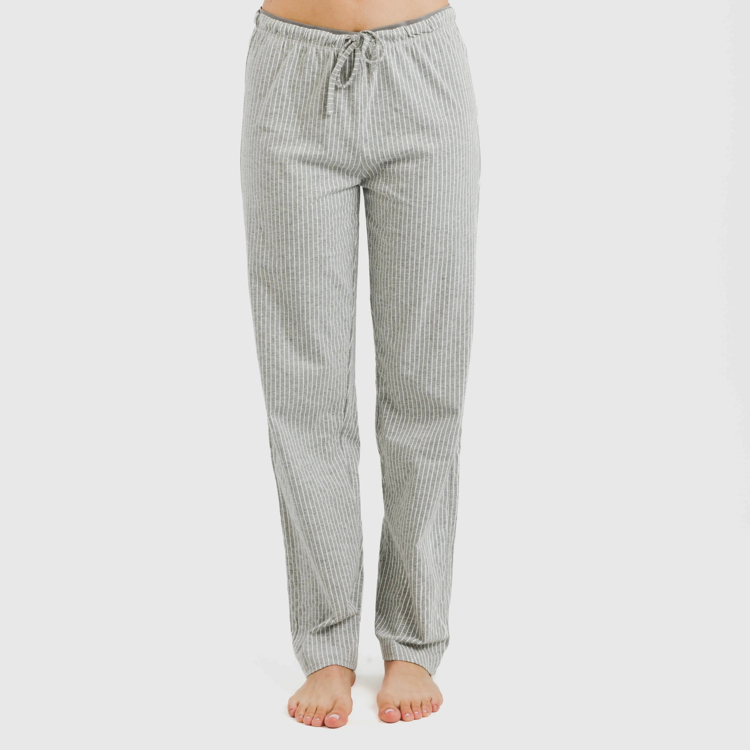 Pigiama lungo a righe da donna Chuck