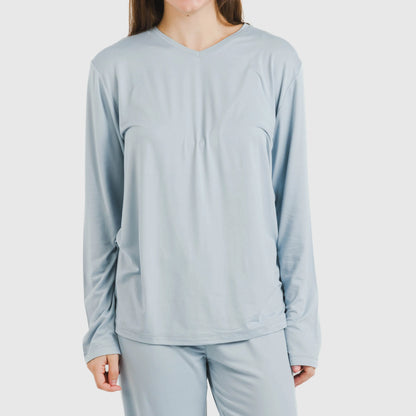 PIGIAMA LUNGO DA DONNA MORBIDO E SEMPLICE