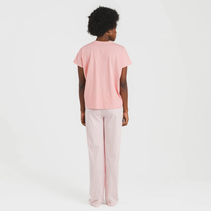 Pigiama lungo da donna M/Fluid Kodac Stripe