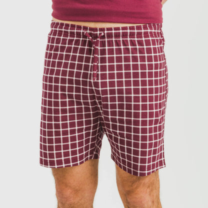 PIGIAMA CORTO DA UOMO A QUADRI ROBERTO