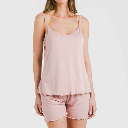 PIGIAMA DA DONNA MORBIDO E SEMPLICE CON SPALLINE