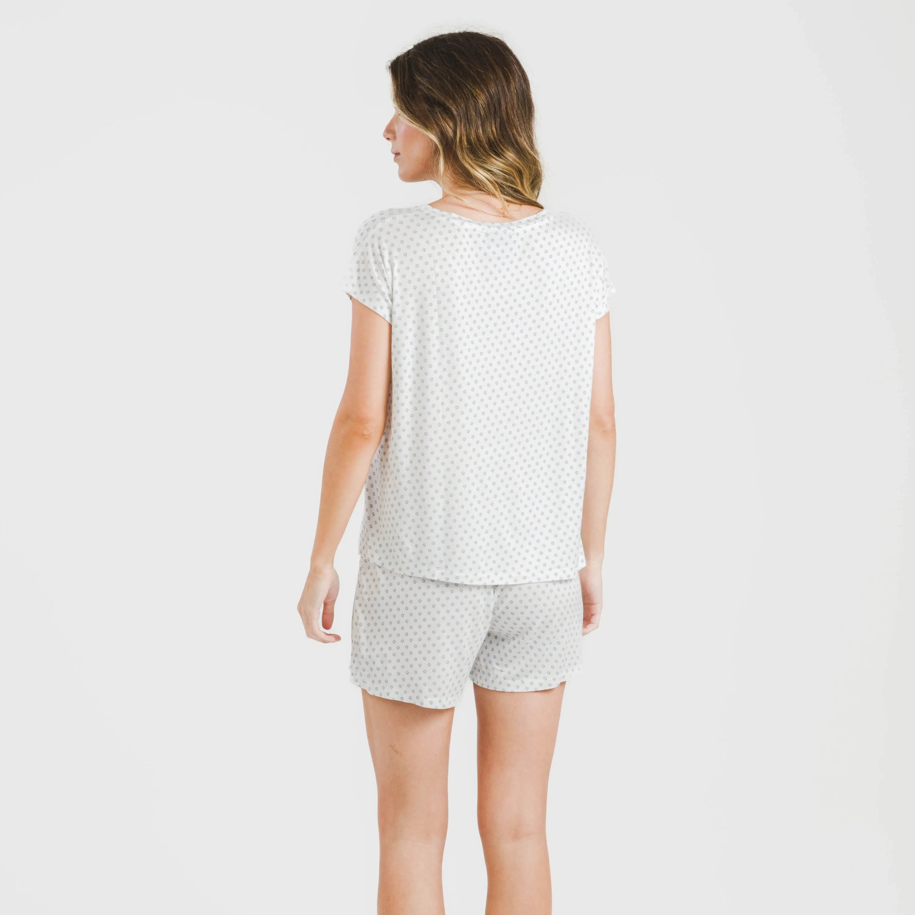 Pigiama da donna CTR M/FLUID VISCOSE VERSO