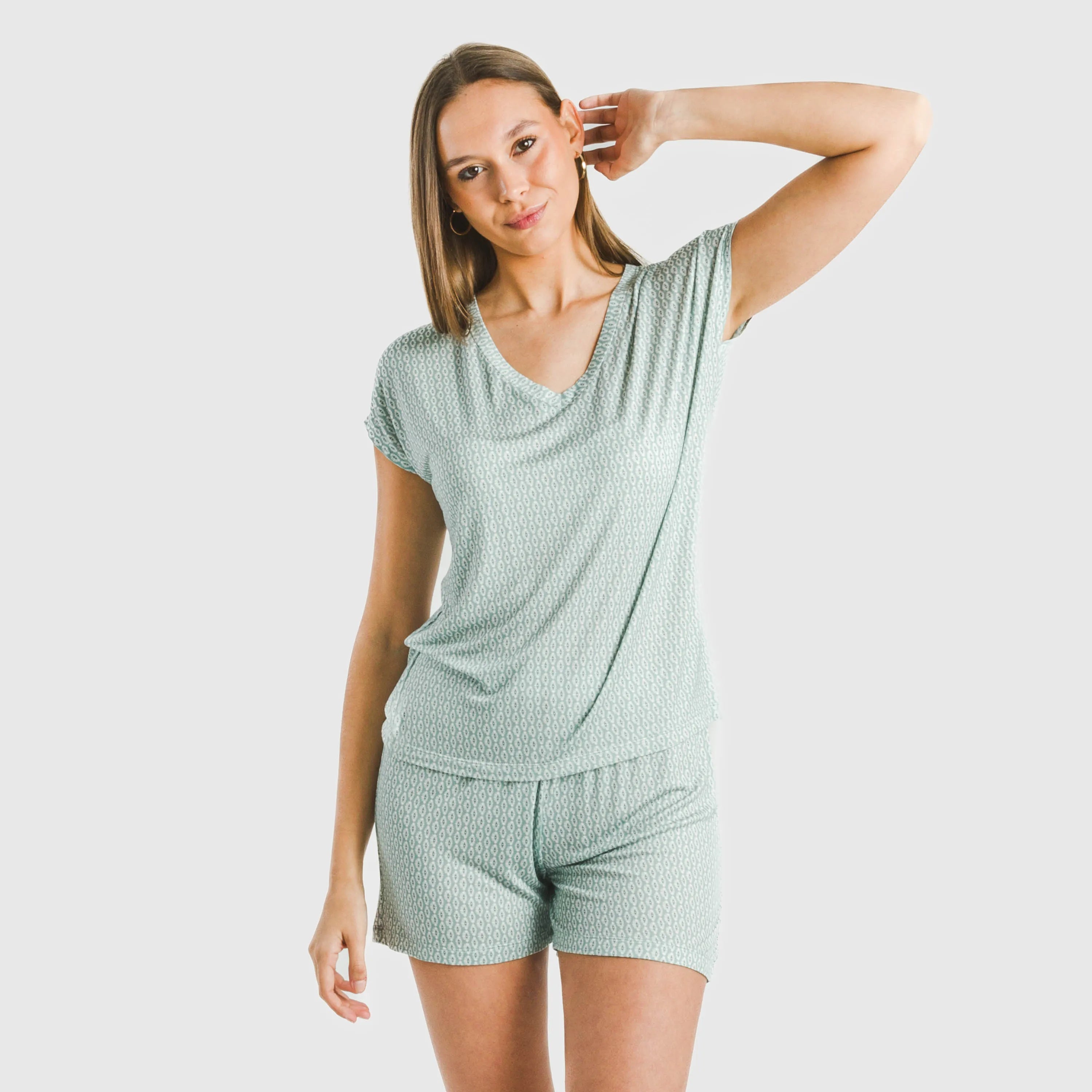 PIGIAMA DA DONNA IN VISCOSA FLUIDA CTR WALIA