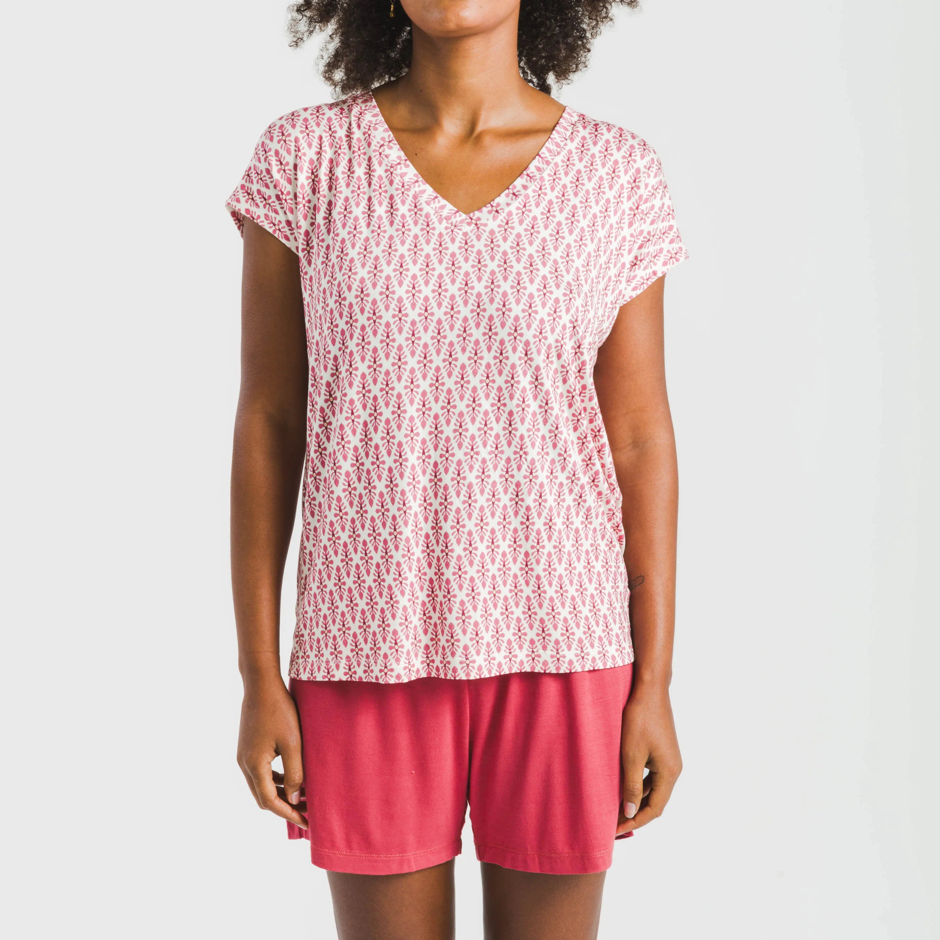 PIGIAMA DONNA IN VISCOSA FLUIDA SERBIA M/