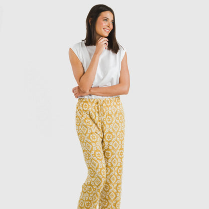 PANTALONI IN VISCOSA CALSITA