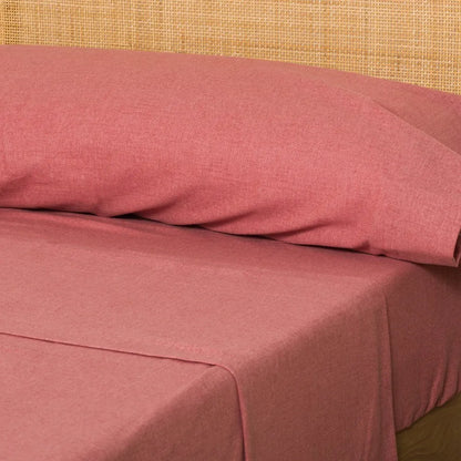 SET LENZUOLA IN FLANELLA SOLIDA