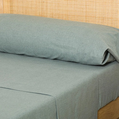 SET LENZUOLA IN FLANELLA SOLIDA