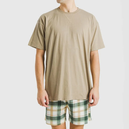 PIGIAMA CORTO DA UOMO A QUADRI NORIC