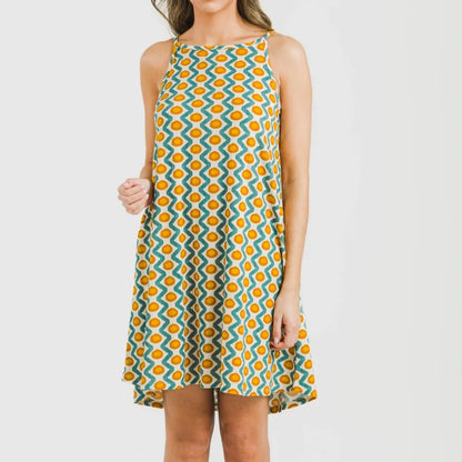 ABITO CORTO IN CREPE NAYA CON CINTURINO