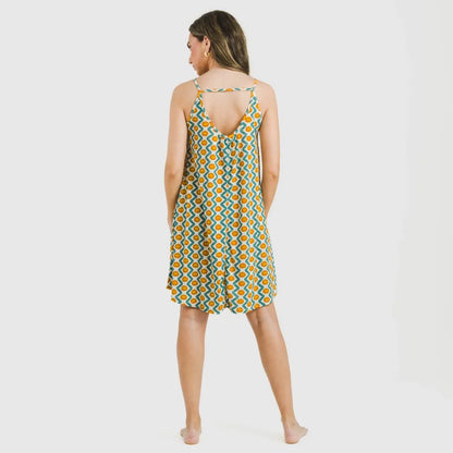 ABITO CORTO IN CREPE NAYA CON CINTURINO