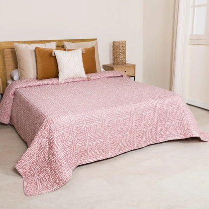 Colcha bouti Vinuesa malva