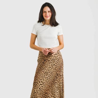 GONNA MIDI IN VISCOSA BAMBULA LEO