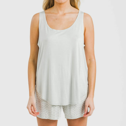 PIGIAMA DA DONNA CON SPALLINE IN VISCOSA MAXIMO