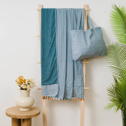 PACK ASCIUGAMANO PAREO + BORSA DULCINEA