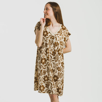 ABITO CORTO FLUO IN CREPE ALEXIS