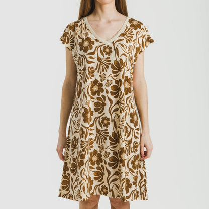 ABITO CORTO FLUO IN CREPE ALEXIS