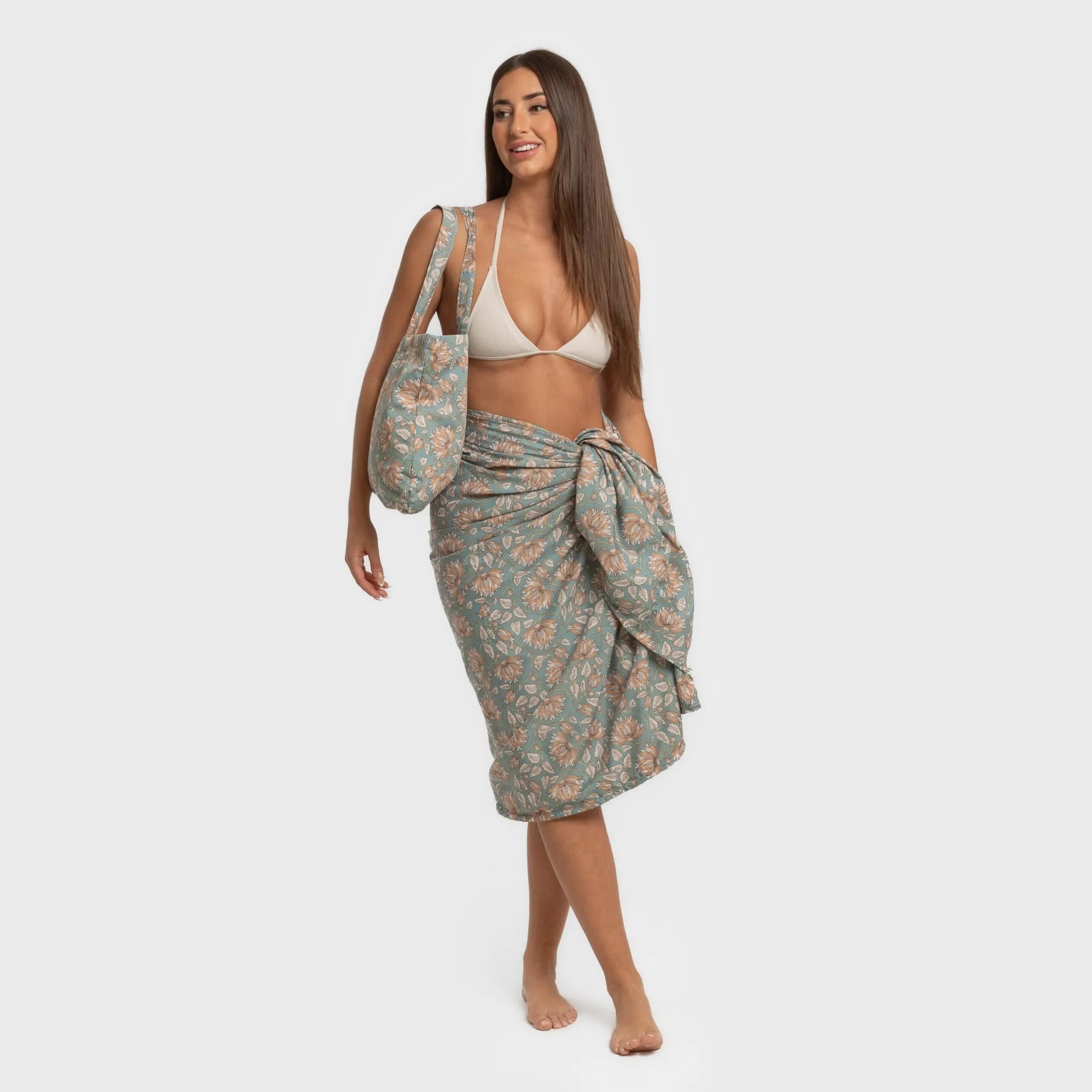 Confezione di asciugamano Sarong + borsa Venus