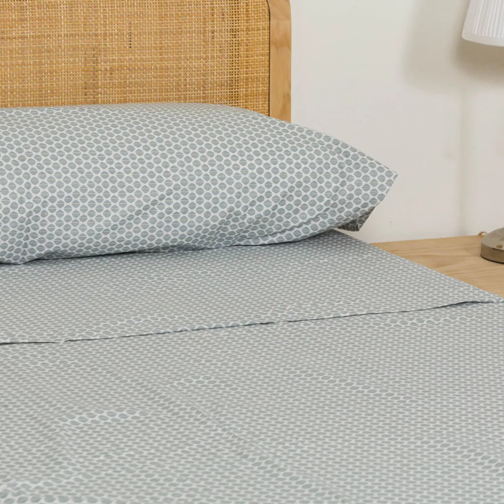 SET LENZUOLA IN PERCALE DUNE ALG