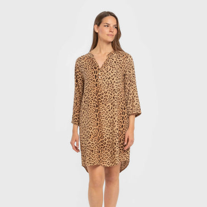 CAMICIA IN VISCOSA LEO