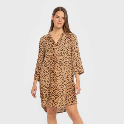 CAMICIA IN VISCOSA LEO