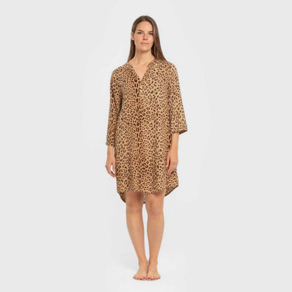 CAMICIA IN VISCOSA LEO