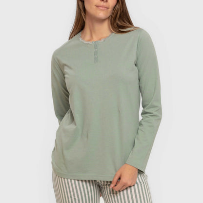 PIGIAMA LUNGO DA DONNA A RIGHE KODAC