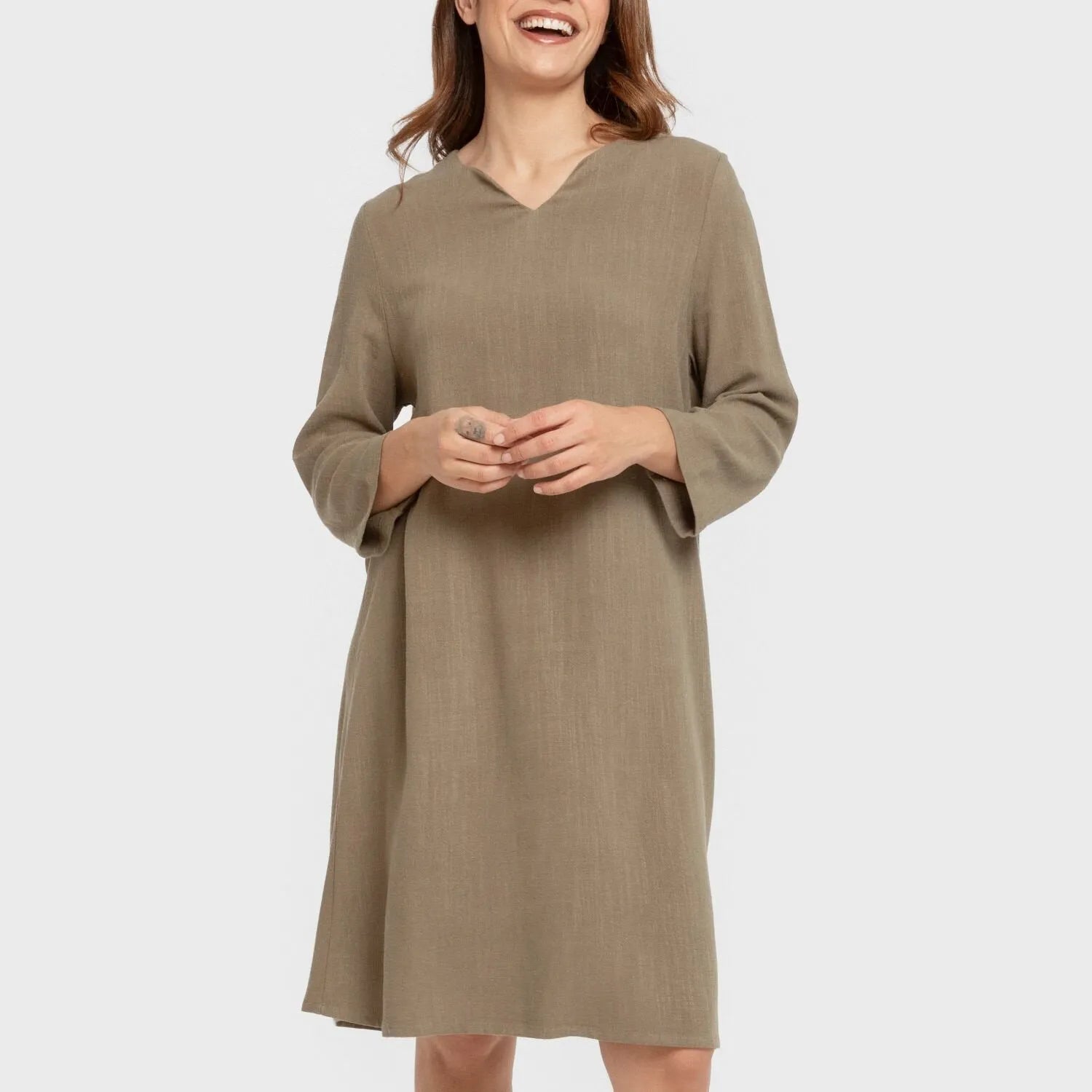 CAMICIA IN LINO SEMPLICE DA DONNA