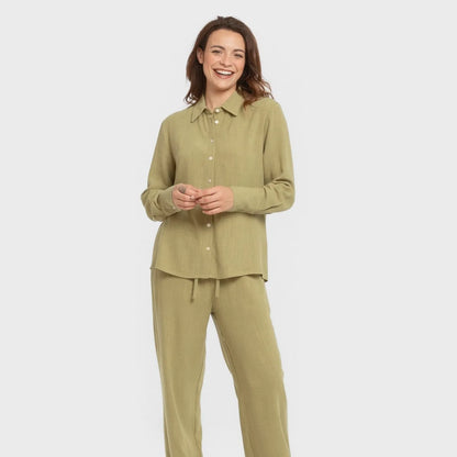 CAMICIA DA DONNA IN LINO SEMPLICE