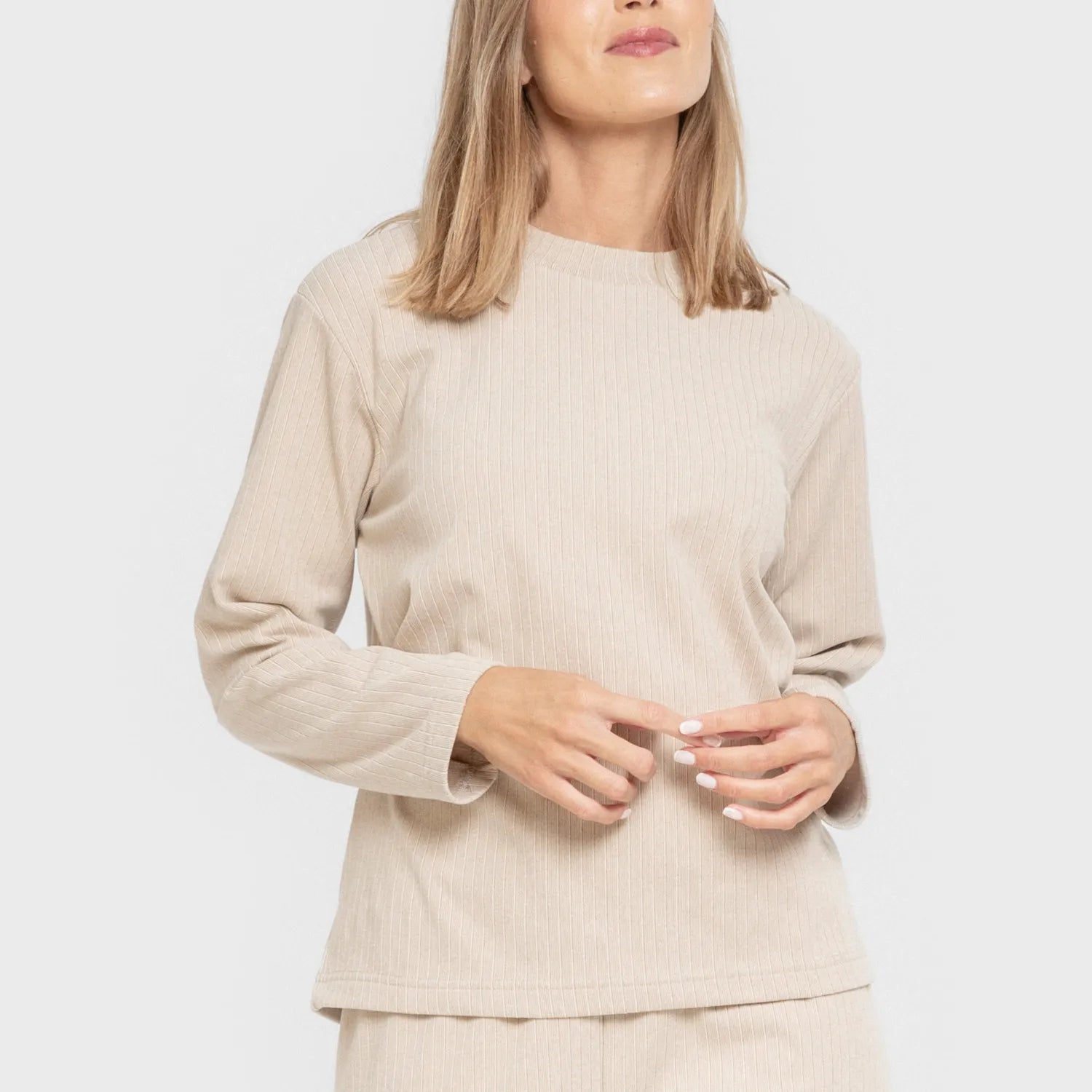 PIGIAMA CANALE A RIGHE LARGHE DA DONNA