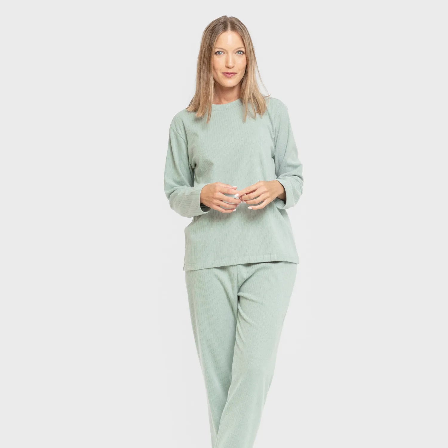 PIGIAMA CANALE A RIGHE LARGHE DA DONNA