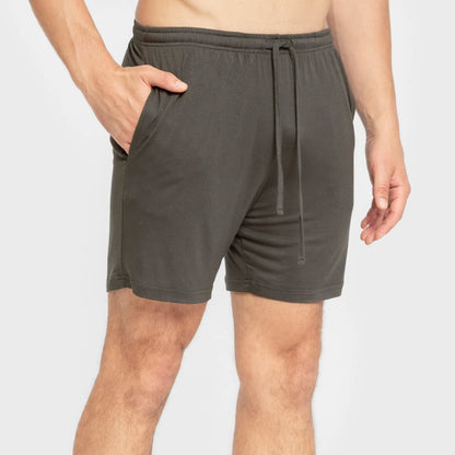 Pigiama corto da uomo in viscosa semplice