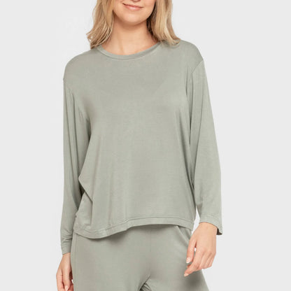 PIGIAMA LUNGO IN VISCOSA DA DONNA SEMPLICE