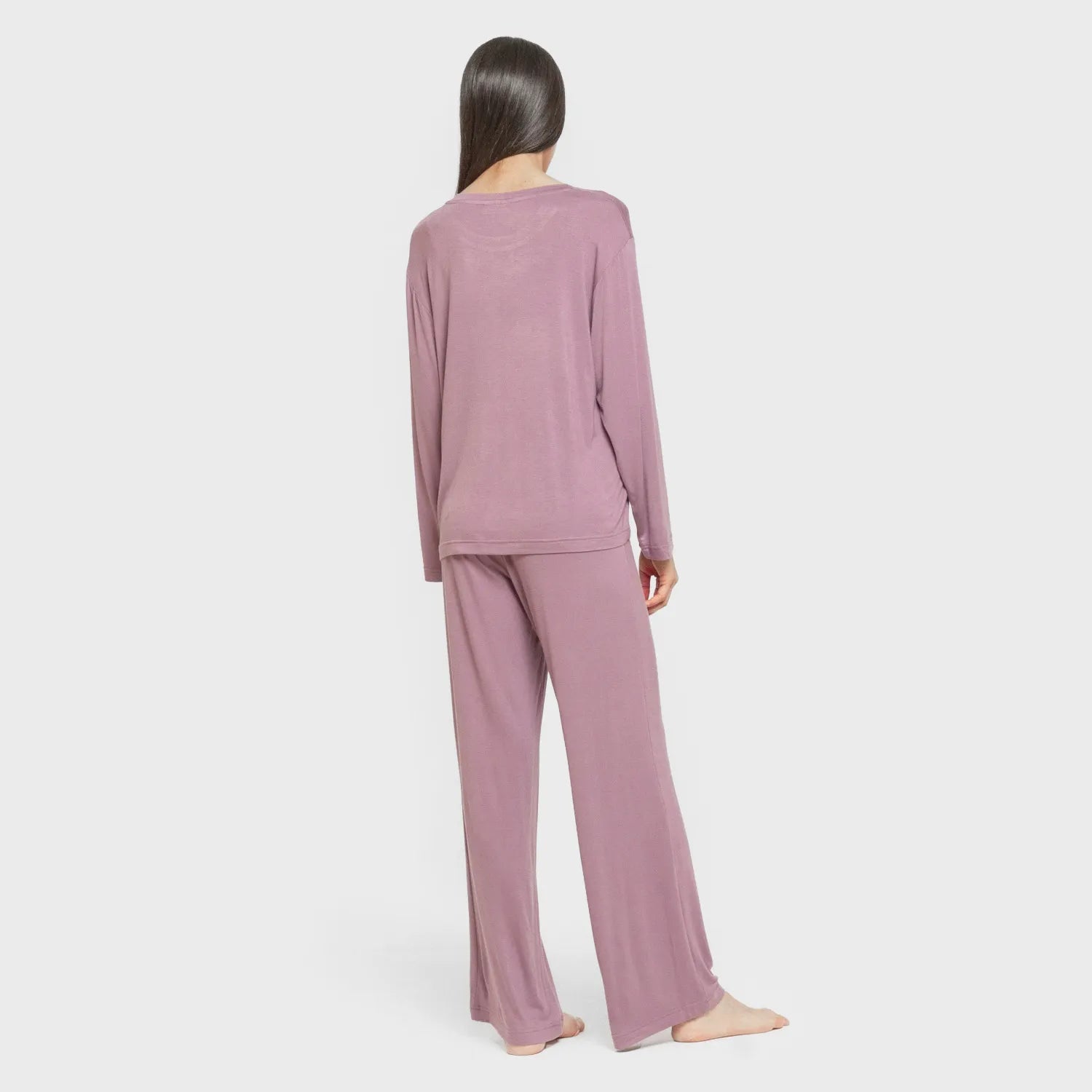 PIGIAMA LUNGO IN VISCOSA DA DONNA SEMPLICE