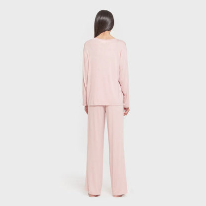 PIGIAMA LUNGO IN VISCOSA DA DONNA SEMPLICE