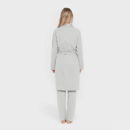 VESTAGLIA CANALE A RIGHE LARGHE IN TINTA UNITA