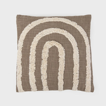 Cojín cuadrante algodón Drus 45x45 - funda + relleno