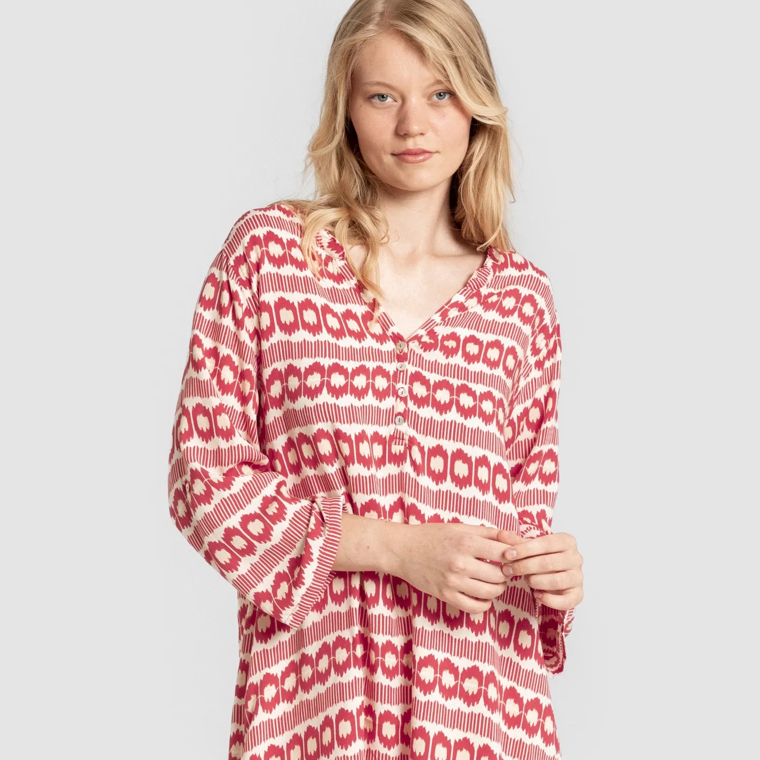 CAMICIA IN VISCOSA PASTELLO